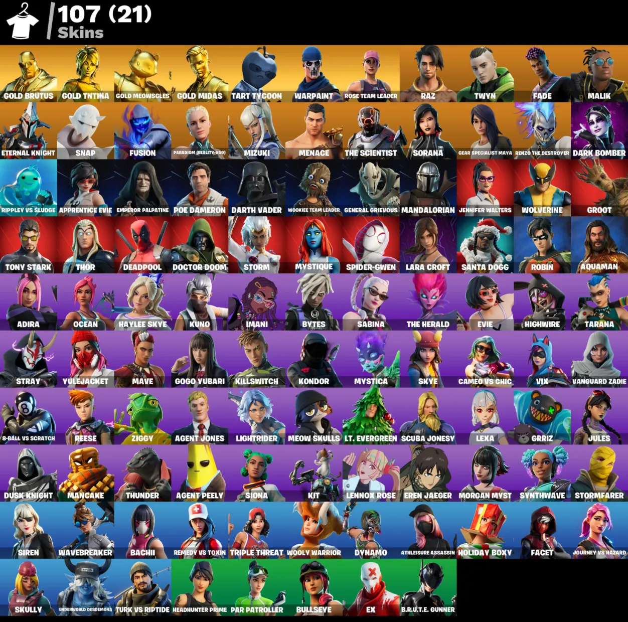  FN OG STW Deluxe Edition (ALL PLATFORMS) 💎 107 skins (21 paid) | Full access | Warranty |